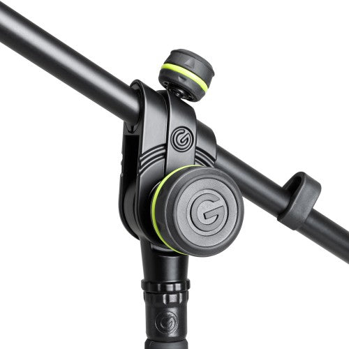 Microphone Stand with Folding Tripod Base and 2-Point Adjustment Telescoping Boom - GMS 4322 B